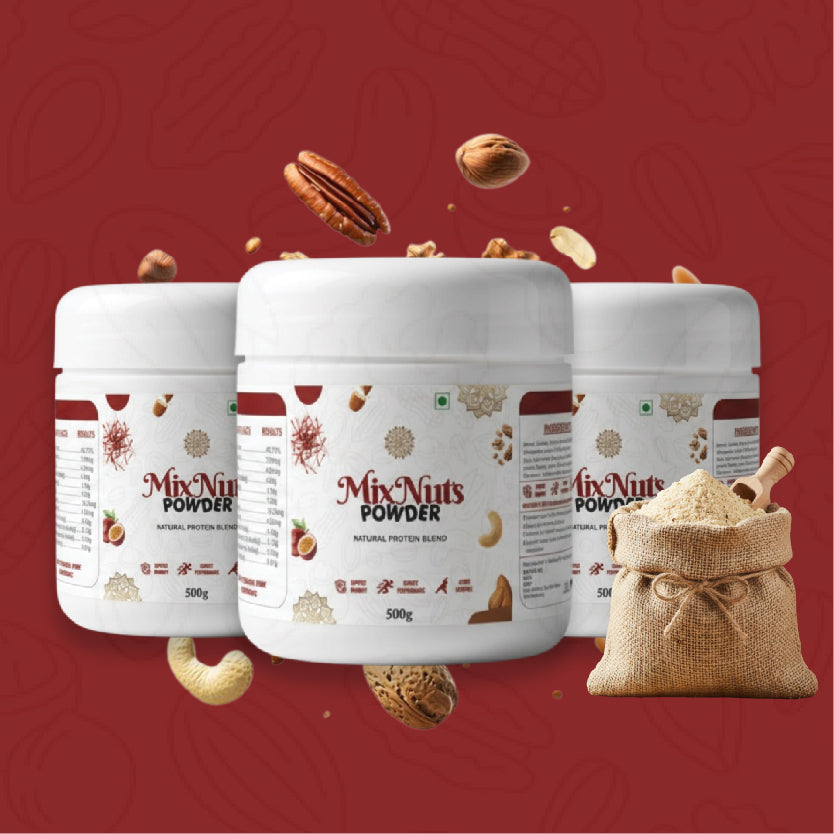 MixNuts Premium Homemade Nut Powder – Fresh Batch | 100% Natural | Single Pack