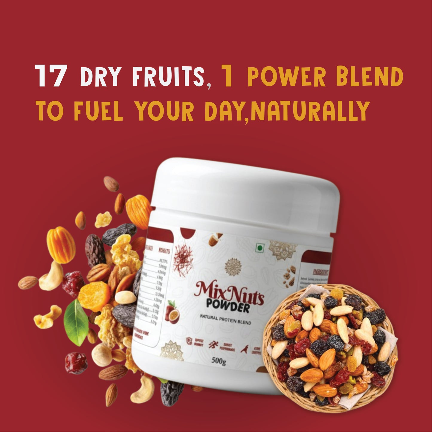 MixNuts Premium Nut Powder Duo Pack (2-Pack) – Fresh, Natural & Value Saver