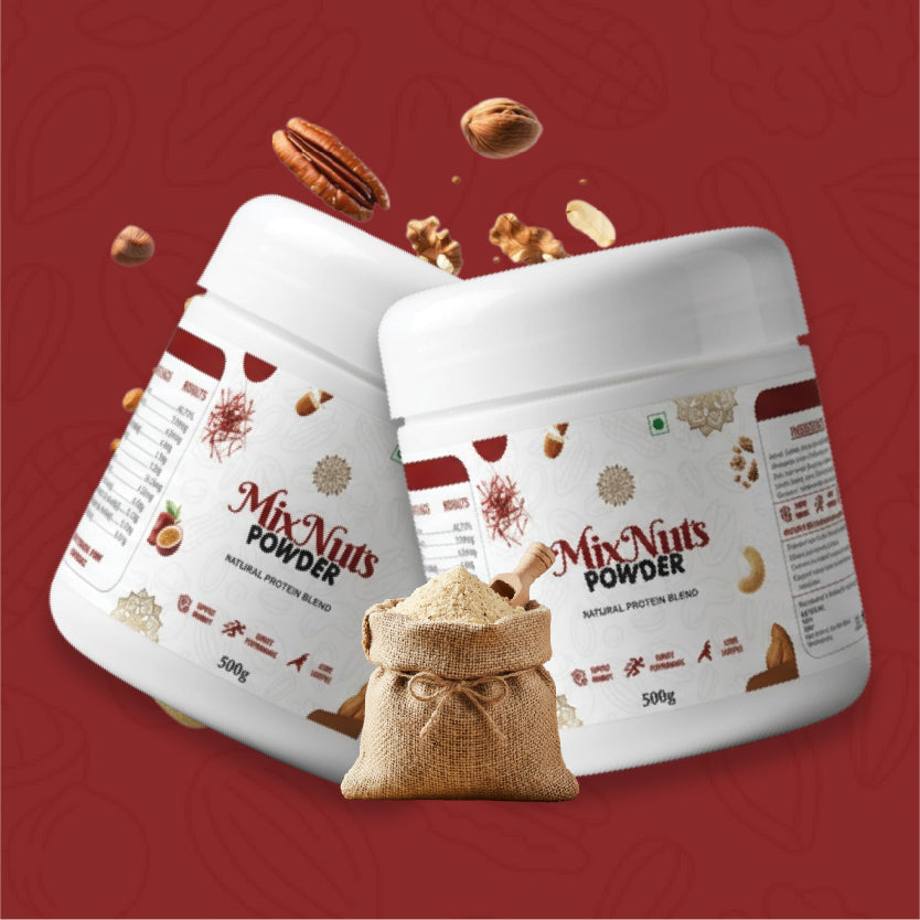 MixNuts Premium Homemade Nut Powder – Fresh Batch | 100% Natural | Single Pack